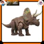 Mattel Jurassic World Big Action! Eotrachyceratops Kids Figure Dinosaur Toy Moving Large Length: Approximately 35.6 cm Suitable for Ages 4 and Up Brown JGB93