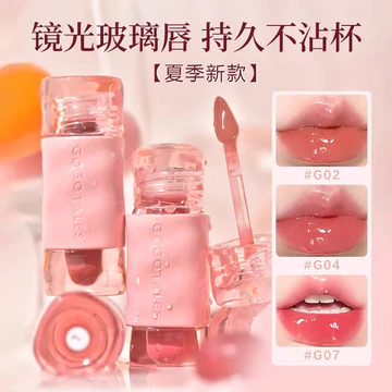 Gogo Dance Water Gloss Mirror Son Bóng Son Môi Lâu Dài Không Dễ Phai Màu Không Dễ Dính Cốc Màu Khỏa Thân Son Bóng Son Bóng Sản Phẩm Chính Hãng