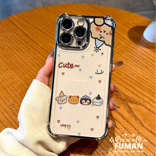 Ốp Điện Thoại Mạ Hình Gấu Động Vật Sang Trọng Dễ Thương Cho Redmi K90 Pro Max K80 Pro Ultra K70E K70 K60E K60 Pro Ultra K50 Pro Ultra Phim Hoạt Hình Trong Suốt Bìa Mềm