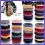 MERIGGIARE 10 Chiếc Dây Buộc Tóc, Dây Cao Su Co Giãn Dày, Dây Buộc Tóc Scrunchie Màu Trơn Phụ Kiện Tóc Đuôi Ngựa Giá Đỡ Nữ