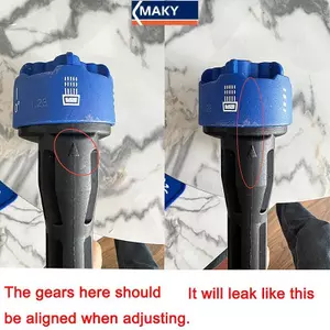 MAKY 1Pc 6 in1 Vòi phun làm sạch áp suất cao đa chức năng cho chậu rửa nước áp suất cao Phụ kiện rửa xe VN