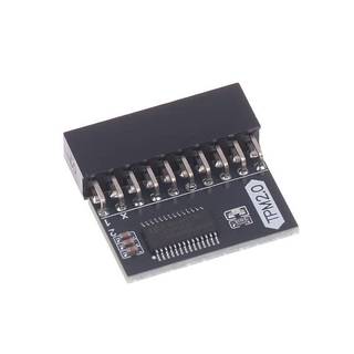 [PEO] Bảng mô-đun bảo mật được mã hóa TPM 2.0 LPC 20 Pin Mainboard Card TPM2.0 Mô-đun cho bo mạch chủ ASUS Gigabyte cho Windows11 VN