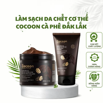 Tcombo 2 tẩy Tế Bào Chết Cơ Thể COCOON Cà Phê Đắk Lắk Giúp Da Mềm Mại Và Rạng Rỡ COCOON Coffee Body Polish 200ml . .---