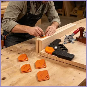 Bán Kính Jig Router Mẫu Độ Cứng Cao 5 Miếng Dụng Cụ Phụ Trợ Chế Biến Gỗ Góc Tròn Bán Kính Mẫu mueadsyvn