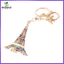 Móc khóa tháp Eiffel: Móc khóa tháp Eiffel nhỏ với kim cương giả lấp lánh - Mặt dây chuyền móc khóa treo cho ba lô Túi xách lưu niệm sành điệu cho các bữa tiệc ngày lễ zhenghtr