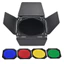 DB04 Bốn Lá Bách Ngăn Màu Lọc Đường Viền Tổ Ong Tiêu Chuẩn Bao Lớn Tổ Ong Flash Chiếu Sáng Không Đổi Neo Hairline