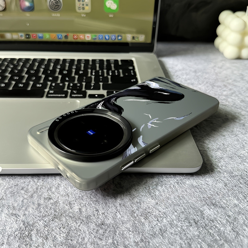 Dành Cho Vivo X300 Ultra X300 Pro X200 Ultra X200 Pro X100S Pro V60 V50 V40 “Mực Cá Voi ” Ốp Điện Thoại Vivo X200S X100s X100 Pro X90 X80 X70 Vỏ Vivo Chống Sốc