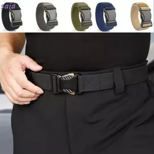 Dây đeo thắt lưng nam SAIA, chất liệu nylon, khóa dệt nhanh, phù hợp cho hoạt động ngoại trời và thời trang.
