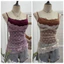 Đồ ren hai mảnh dễ thương cho bé gái, phù hợp với áo vest giả và slim-fit, thời trang đi dạo phố và hộp đêm.
