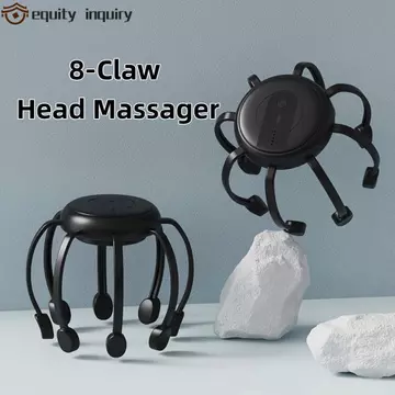 Máy Massage Đầu YÊU THÍCH YÊU CẦU, Máy Mát Xa Đầu Điện 5 Chế Độ Tự Động, Tám Móng Vuốt Sáng Tạo Máy Mát Xa Da Đầu Đa Cảm Ứng Thông Minh Cải Thiện Giấc Ngủ