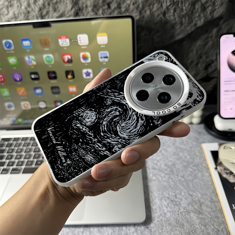 Ốp điện thoại cứng mờ “Bầu trời đầy sao ” cho Oppo Find X9 Ultra X9 Pro X8 Ultra X8 Pro X8S + X7 Ultra / Vỏ Oppo chống sốc