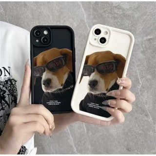 Dành Cho IPhone17 16 15 14 13 12 11ProMax X XR XSMax 7Plus Kính râm chó tinh lỗ điện thoại di động