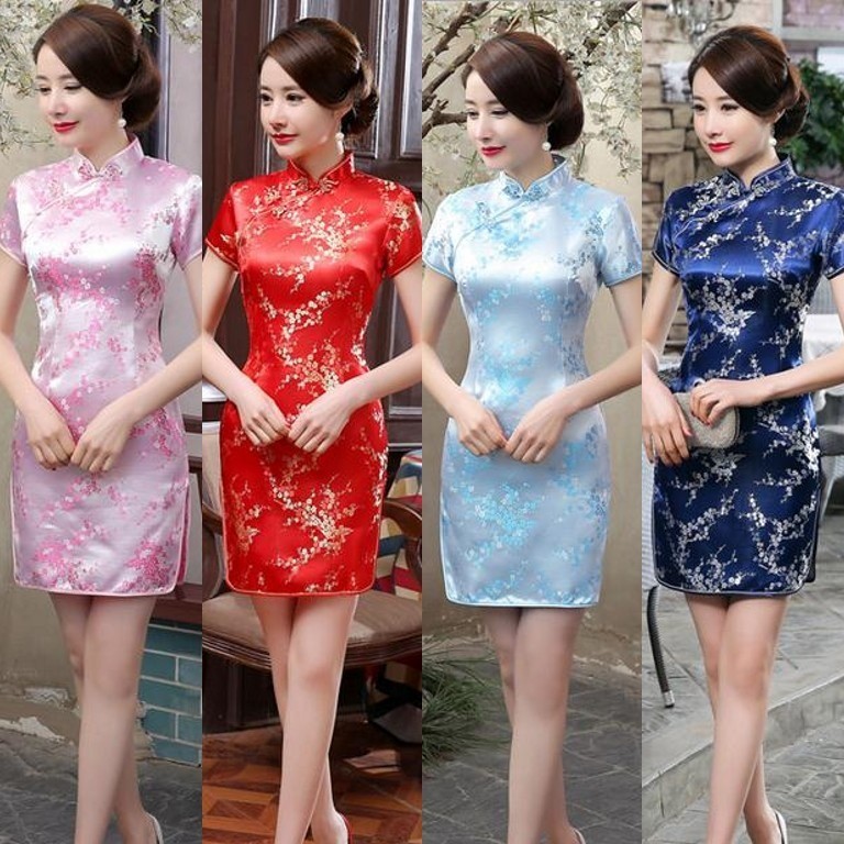 Váy sườn xám phong cách Trung Quốc dành cho bé gái