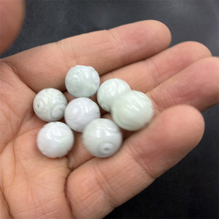 ((2 Cái) 13 Mm Ngọc A Hàng Giấy Khắc Hạt Tròn Rời Hạt Vòng Tay Tự Làm Phụ Kiện