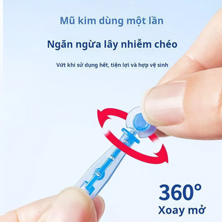 【vạn】Kim chích mụn dùng 1 lần 50 cái thép không gỉ, tiệt trùng tia gamma, dùng cho chuyên viên spa và bác sĩ da liễu.