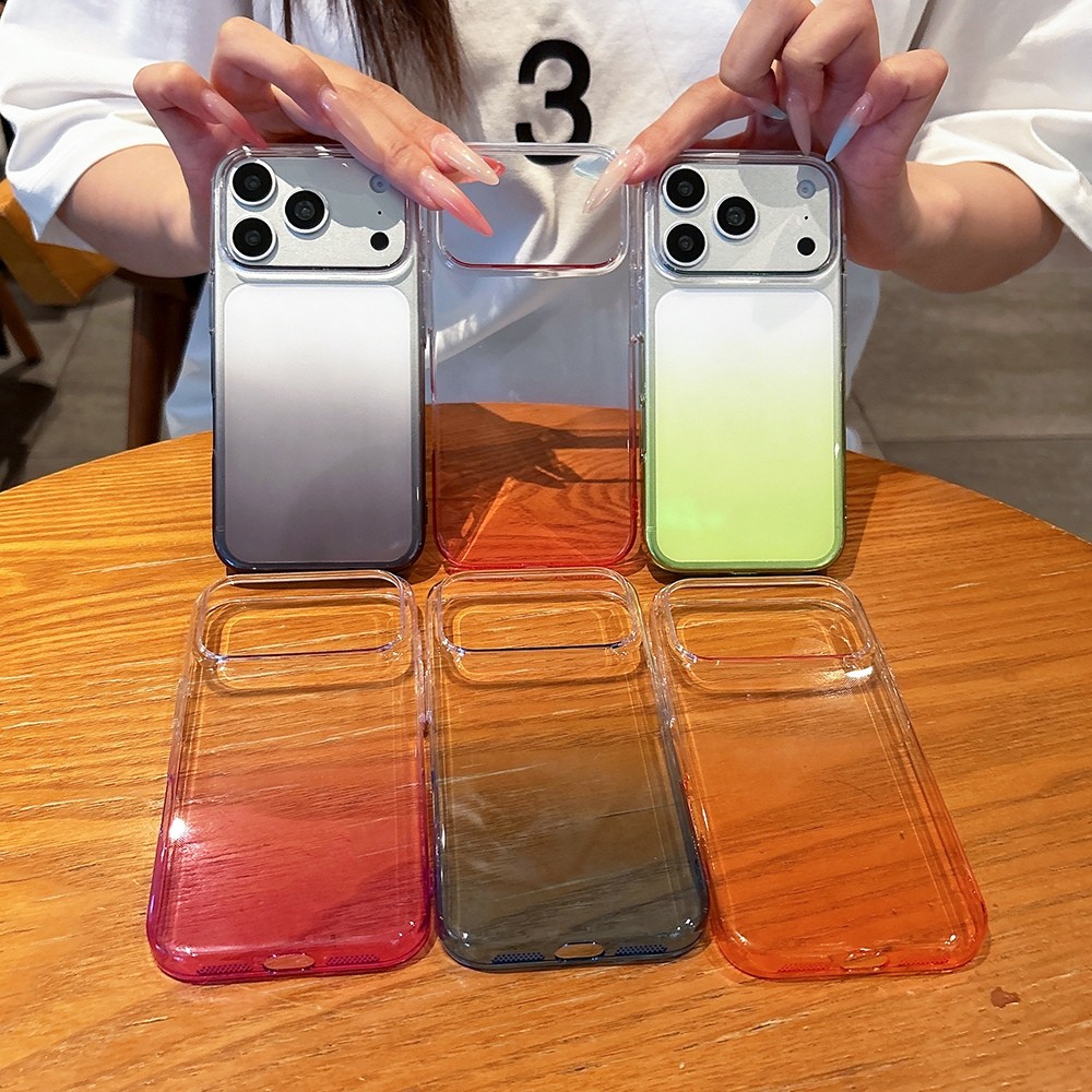 Ốp điện thoại cứng PC siêu mỏng Gradient cho iPhone 17 Pro Max 16 15 14 13 Vỏ bảo vệ chống sốc