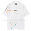 Chất Lượng Cao * * Ga888 Dep * * * Phong Cách Mới In Mực Thủ Công Cổ Tròn Tay Ngắn Áo Thun Cotton Nguyên Chất Tay Ngắn T @