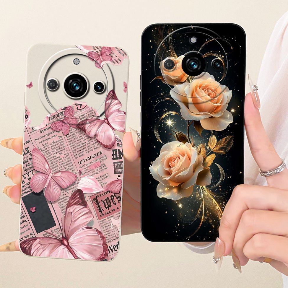 Dành Cho Realme RMX3751 Vỏ Cho Realme 11 Trung Quốc Bìa Hoạt Hình Thời Trang Dễ Thương Ngộ nghĩnh Sơn Vỏ Điện Thoại Silicon