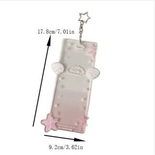 [pengtao23] Hộp đựng thẻ Photocard Fourpartment Ngôi sao dễ thương Hộp đựng thẻ Acrylic Hình ảnh thần tượng Màn hình hiển thị Thẻ bảo vệ Mặt dây chuyền DIY Trang trí Quà tặng [có sẵn]