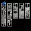 Công cụ lập kế hoạch hình học stencil Junk Journaling stencil Set Scrapbooking Stencils 1-30
