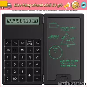 Máy tính khoa học ORDOBOX, Với máy tính toán bảng viết Stylus, Notepad LCD chất lượng cao Máy tính kế toán đa chức năng có thể gập lại dành cho học sinh