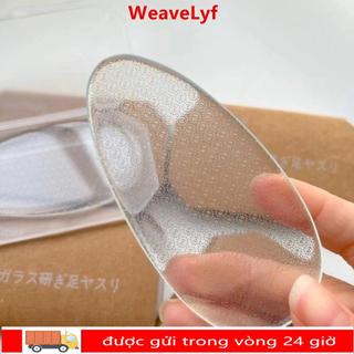 Máy chà sàn chân WEAVELYF, Tấm Rasp chân thủy tinh hai mặt, Dụng cụ tẩy tế bào chết bằng kính Heel File Hard Dead Skin Remover Chăm sóc móng chân