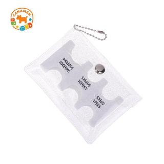 CANAMEK Đồng Xu Hộp Đựng Móc Khóa Trong Suốt Đồng Xu Bộ Sưu Tập Ví Di Động Nhật Bản Đồng Xu Đựng Đồng Xu Thay Đổi Giá Đỡ Đồng Xu Sắp Xếp CSF