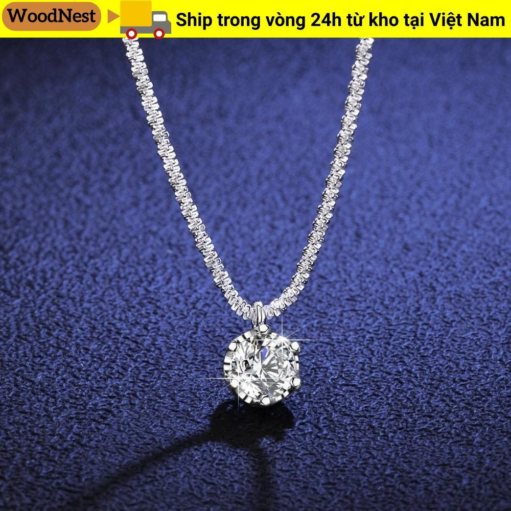 WOODNEST Dây chuyền màu trắng lấp lánh, Đồ trang trí Vòng phụ kiện Vòng cổ hình ngôi sao, Quà tặng Mặt dây chuyền lấp lánh thời trang dành cho nữ