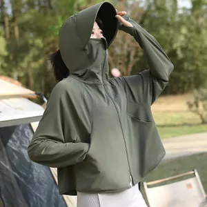 Áo khoác chống nắng nhẹ dành cho nữ Áo khoác ngoài hoàn hảo cho chuyến đi nghỉ hè ngoài trời