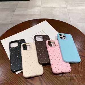 Dễ Thương Đơn Giản Màu Kẹo Chấm Bi Da Mềm Ốp Lưng Điện Thoại iPhone 17 16 15 14 13 12 11 Pro Max X Xr Xs Max 7 8 Plus