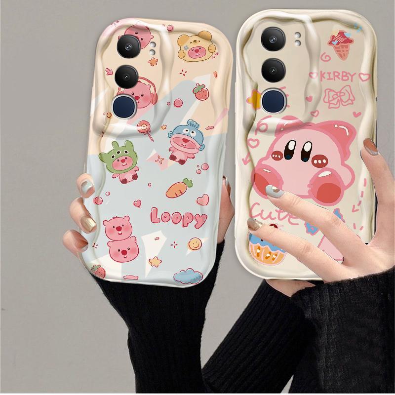 Thích hợp cho VIVO Y19S Pro Y29 Điện thoại thông minh 3D TPU mềm Loopy Kirby Vỏ điện thoại chống sốc
