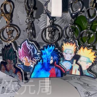 Ảo Tưởng Thay Đổi Móc Khóa Năng Động Ma Tiêu Diệt Blade One Piece Naruto Acrylic Hai Mặt Gradient