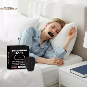 TRTR 30 Chiếc Chống Ngáy Miệng Băng Ngủ Miệng Thở Miệng Thúc Đẩy Mũi Thở Thể Thao Băng Hơi VN