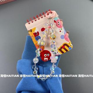 Thích Hợp Cho Samsung Galaxy ZFlip7 zflip6 Hồng M Bean Vỏ Điện Thoại Dây Gấp Vỏ Cứng Cho Z Flip 7 6 5 4 3 5G N3Flip MixFlip 2 MOTO Razr 60U Vỏ Bảo Vệ