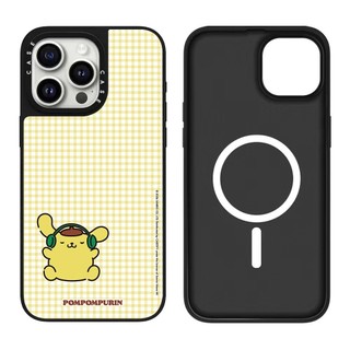 Ốp điện thoại cứng gương hình chó màu vàng lưới từ tính cho iPhone 17 Pro Max 17 Air 16 Plus 15 14 13 12 11 Vỏ chống sốc