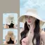 Mũ Chống Nắng Vành Rộng Chống Tia UV Bảo Vệ Mặt Dây Đeo Tuỳ Chỉnh