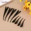 AqToCna 4 Kẹp Tóc Kim Loại Dài 12,5Cm Hoa Rỗng Giả Kẹp Tóc Phụ Kiện Tóc Du Răng Nơ Hairgrips Làm Tóc Salon Đầu Kẹp AqToCna