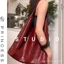 Túi dệt màu đỏ siêu nóng dành cho nữ Ánh sáng sang trọng Niche Cảm giác cao cấp Túi Tote sức chứa lớn Nách