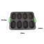 Khuôn Bánh CATMALLER88, Chảo Bánh Mì Silicon Cấp Thực Phẩm Ellipse, Dụng Cụ Nướng Muffin Chống Dính 8 Cup Dụng Cụ Nướng Bánh Máy Nướng
