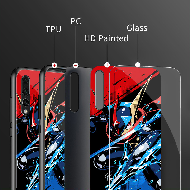 Ốp Điện Thoại Kính pokemon ceruledge 04 Cho IPhone 16 15 14 13 12 11 Pro XR XS Max Plus Mini X XR 8 7 6s SE2 / 3