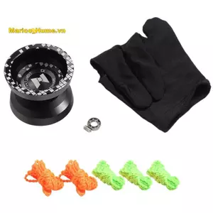 CHUỖI ĐÈN không phản hồi X3 Yo-Yo cạnh tranh, Yoyo hợp kim cho người mới bắt đầu và thủ thuật thực hành với găng tay và dây