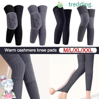 Miếng đệm và tay áo đầu gối mùa đông, bằng nhung ấm áp với chân co giãn chống gió