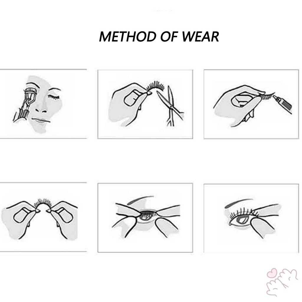 Lông mi giả Wispy 3D 8-15mm - Lông mi mềm mượt dành cho nữ Trang điểm bé gái