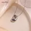 AqToCna Tinh Tế Chunky Bóng 26 Chữ Mặt Dây Chuyền Nelace Bóng Bong Bóng Bảng Chữ Cái Choker Nelace Cho Nữ Món Quà Trang Sức Cá Tính AqToCna