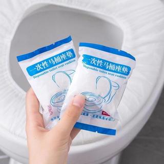 (Loại 1) combo 10 Miếng Lót Bồn Cầu Vải Không Dệt Dùng Một Lần - Tấm Lót Cách Ly Vi Khuẩn Tiện Lợi