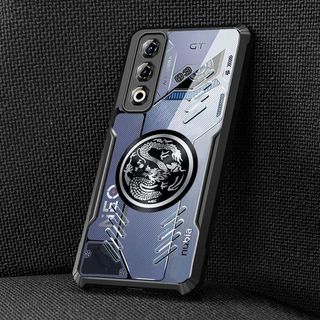 Ốp Điện Thoại Tản Nhiệt Cho Nubia Neo 5 Pro 5 3 2 1 4G 5G Ốp Lưng Nubia Neo 3 5 GT Khung Đen Bốn Góc Chống Sốc Vỏ Từ Tính thấm Cao 03-04-11