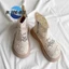 Giày Sandal Ren Đế Dày Giày Nữ Xuân Hè Phong Cách Mới Cổ Tích Phong Cách Rỗng Thoáng Khí Nhật Bản Mỏng Phong Cách Martin Boots