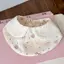 Dễ Thương Thú Cưng Nước Bọt Khăn Mèo Yếm Nơ Yếm Chó Nhỏ Muppet Xanh Trắng Teddy Bichon Trang Trí Mảnh