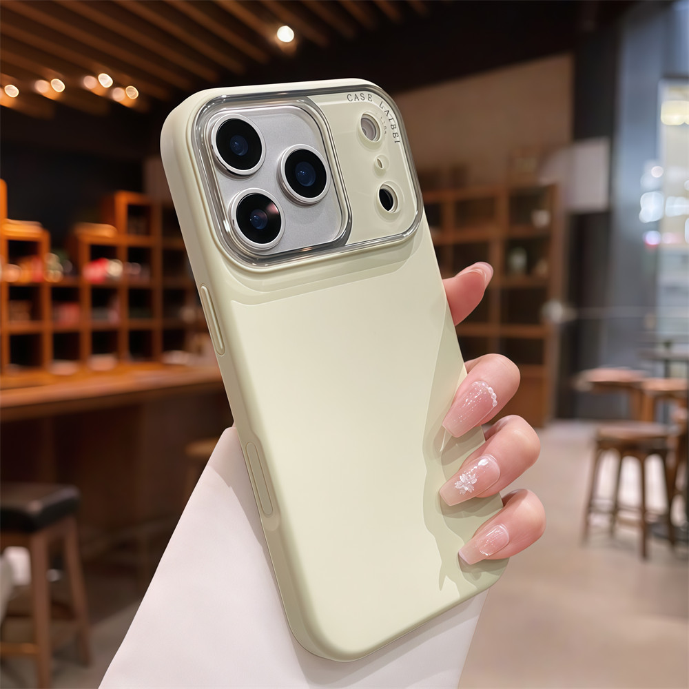 Ốp điện thoại dạng lỏng giả chống ô nhiễm đơn giản cho iPhone 17 Pro Max 12 13 14 15 16 pro max Bao gồm tất cả bảo vệ ống kính máy ảnh vỏ mềm Vỏ bảo vệ vỏ điện thoại