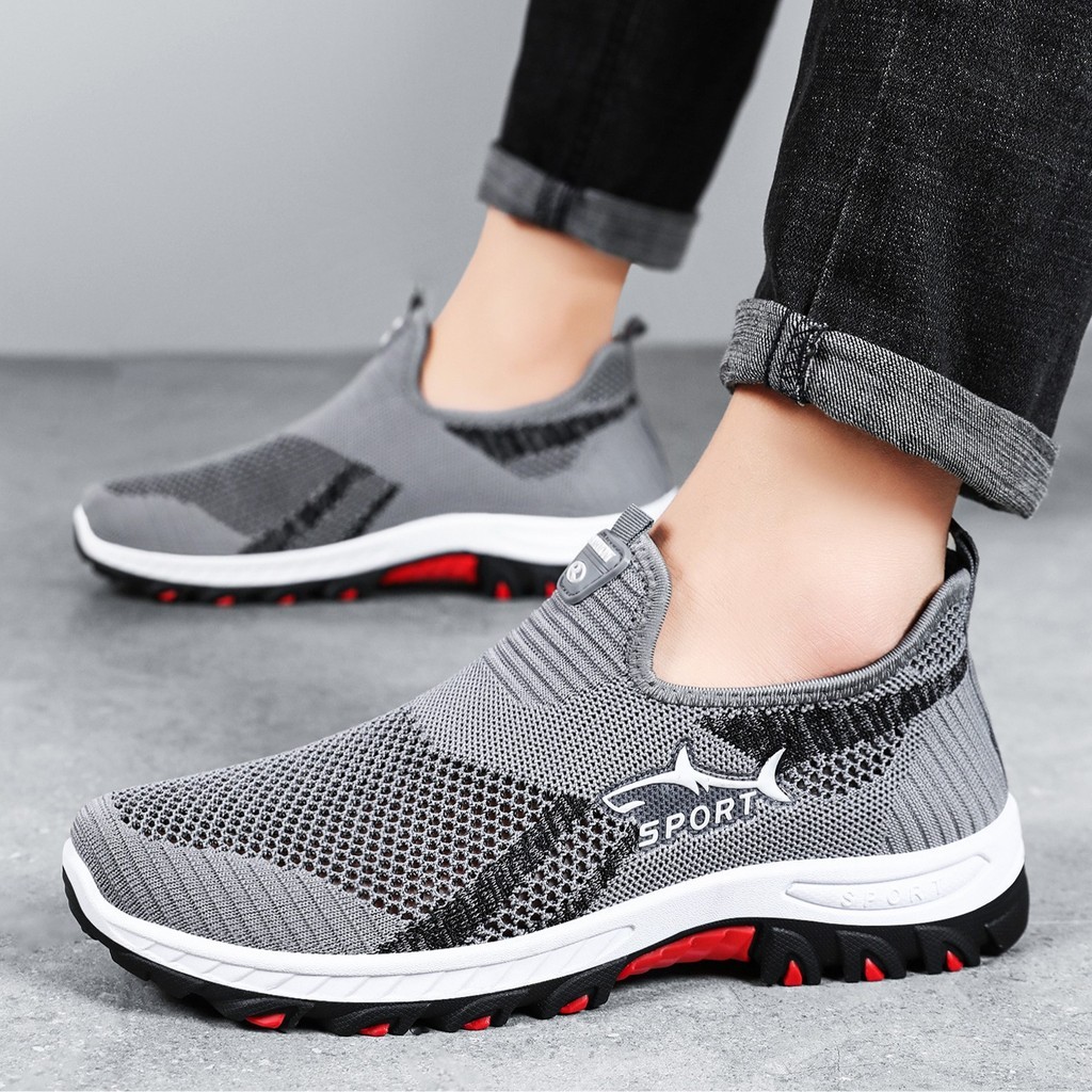 🇻🇳 Giay Di Bo Nam Thoai Mai Phong Cach Sneaker Slip On Nhe Va Thoang